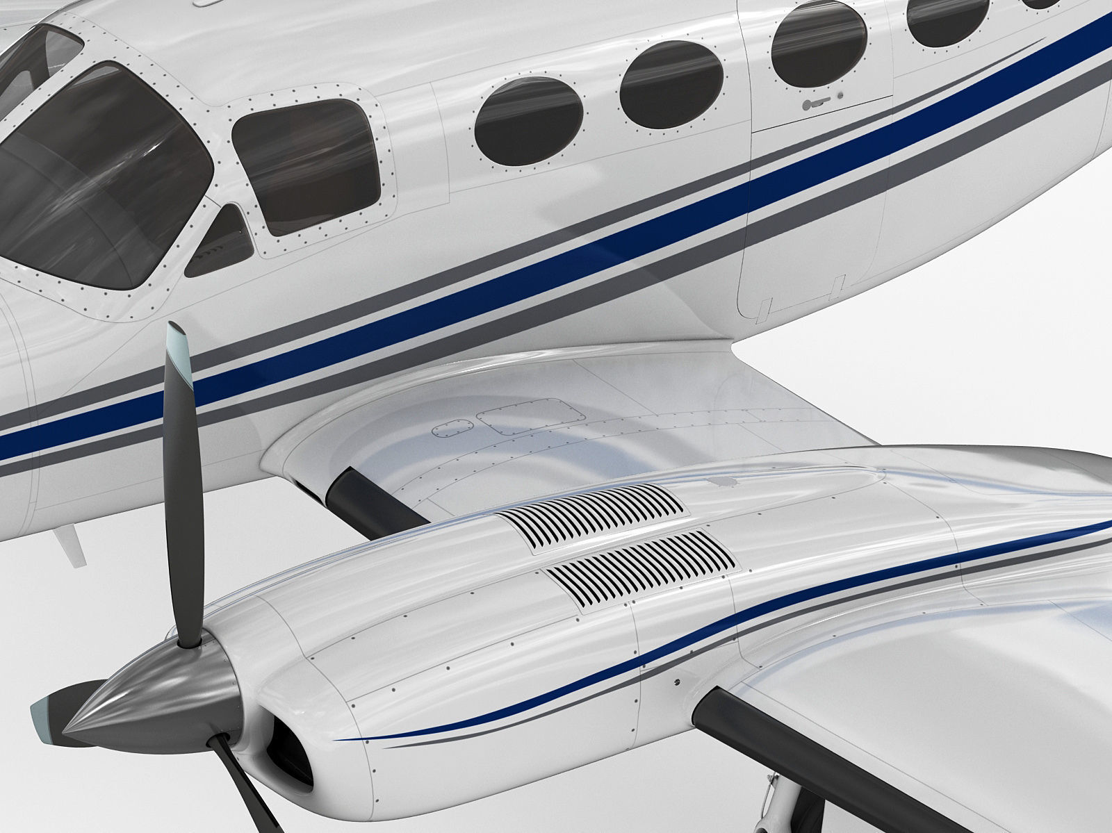 Cessna 421 Golden Eagle 3D model_13
