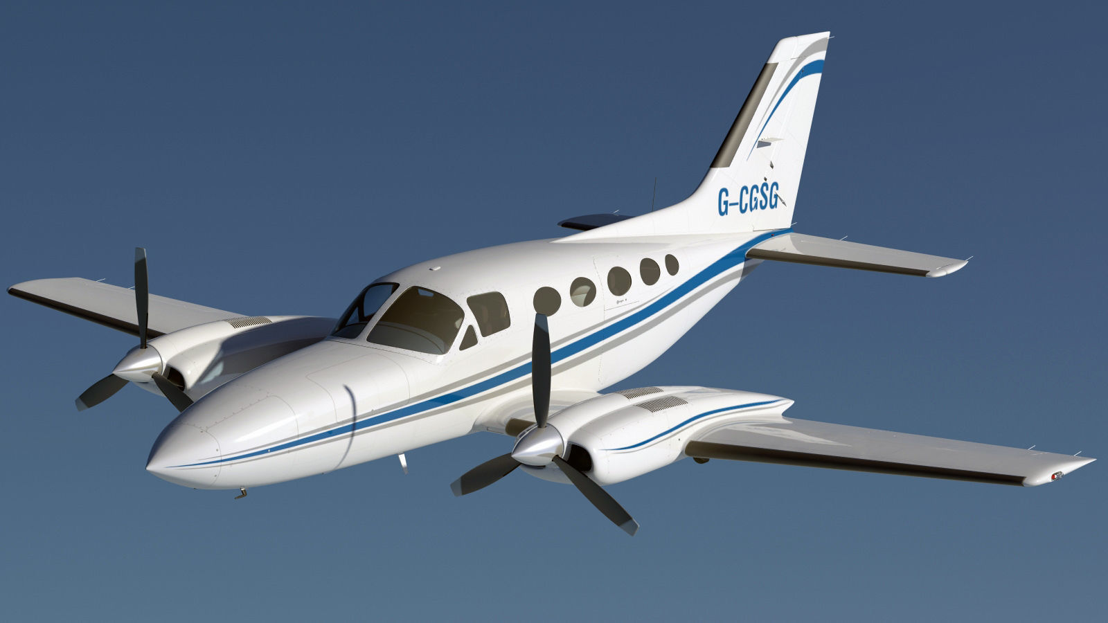 Cessna 421 Golden Eagle 3D model_15