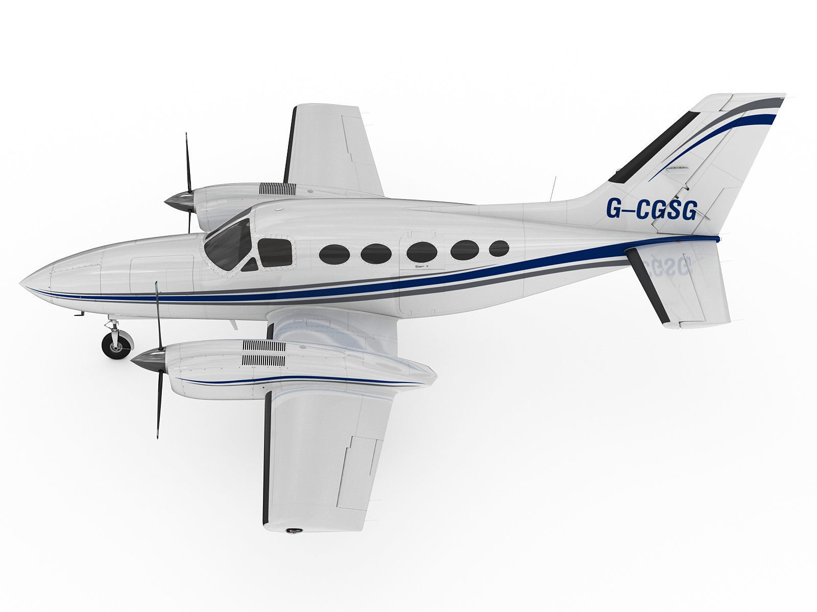 Cessna 421 Golden Eagle 3D model_14