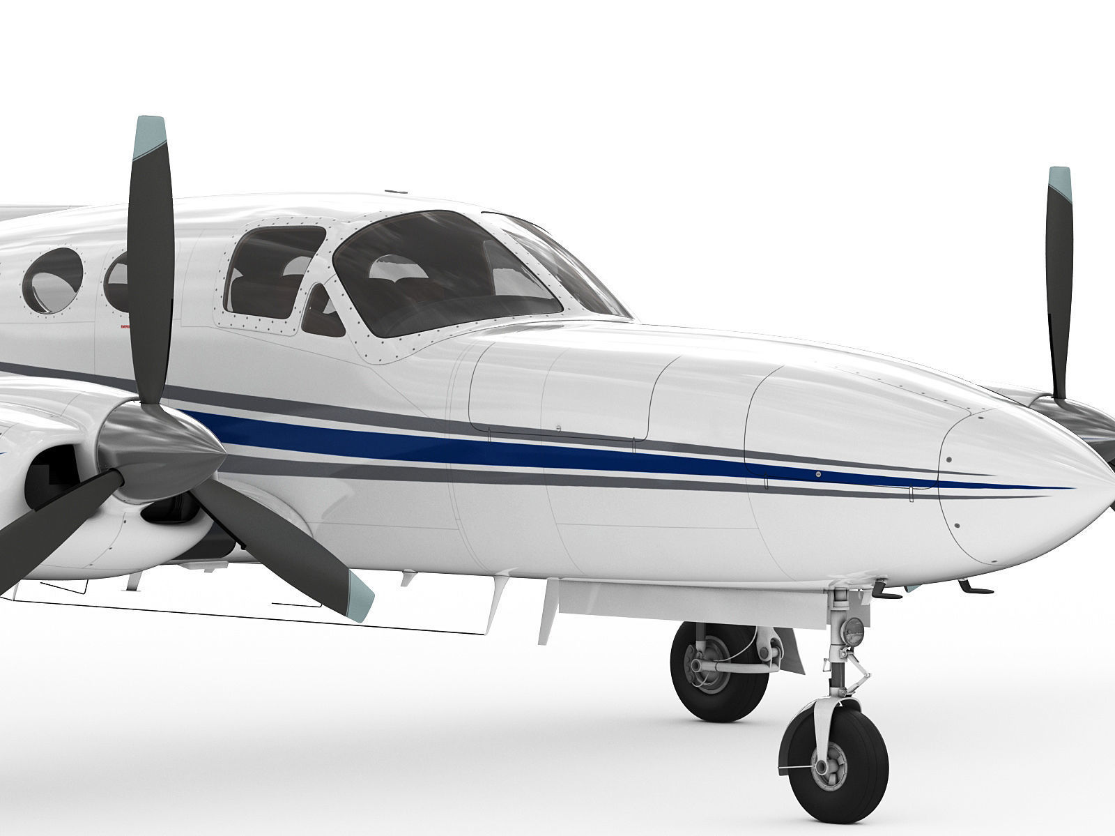 Cessna 421 Golden Eagle 3D model_2
