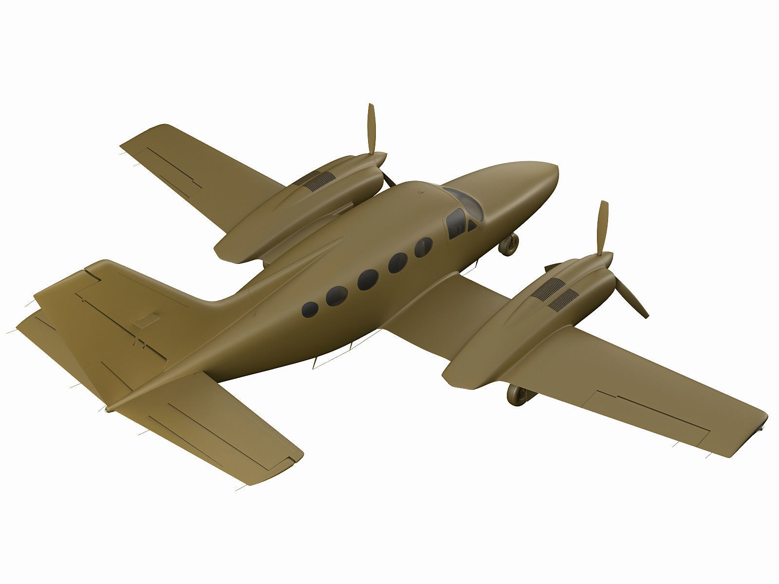 Cessna 421 Golden Eagle 3D model_26