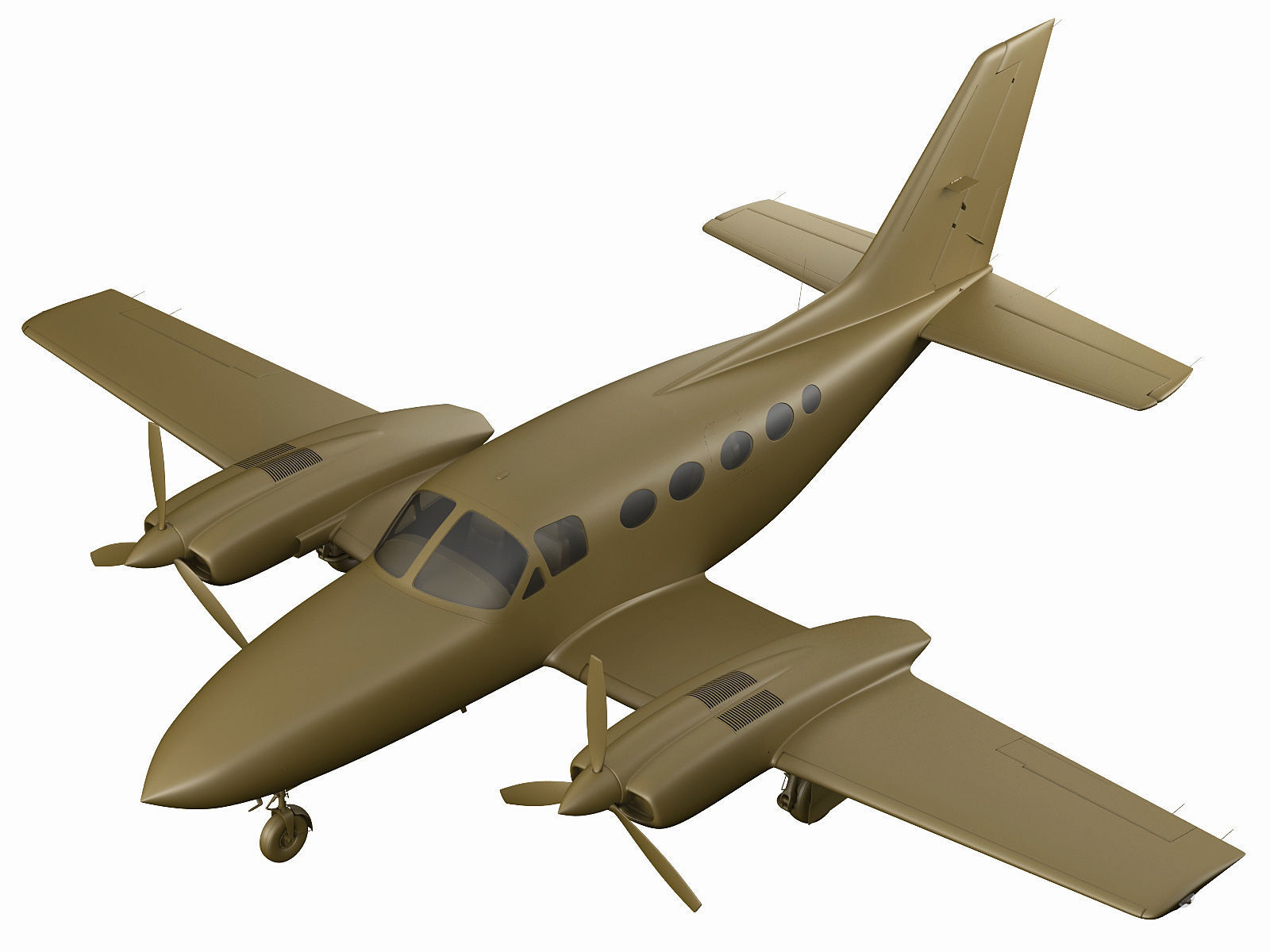 Cessna 421 Golden Eagle 3D model_23