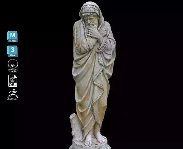 Park Statue 18k Textures Sculpture