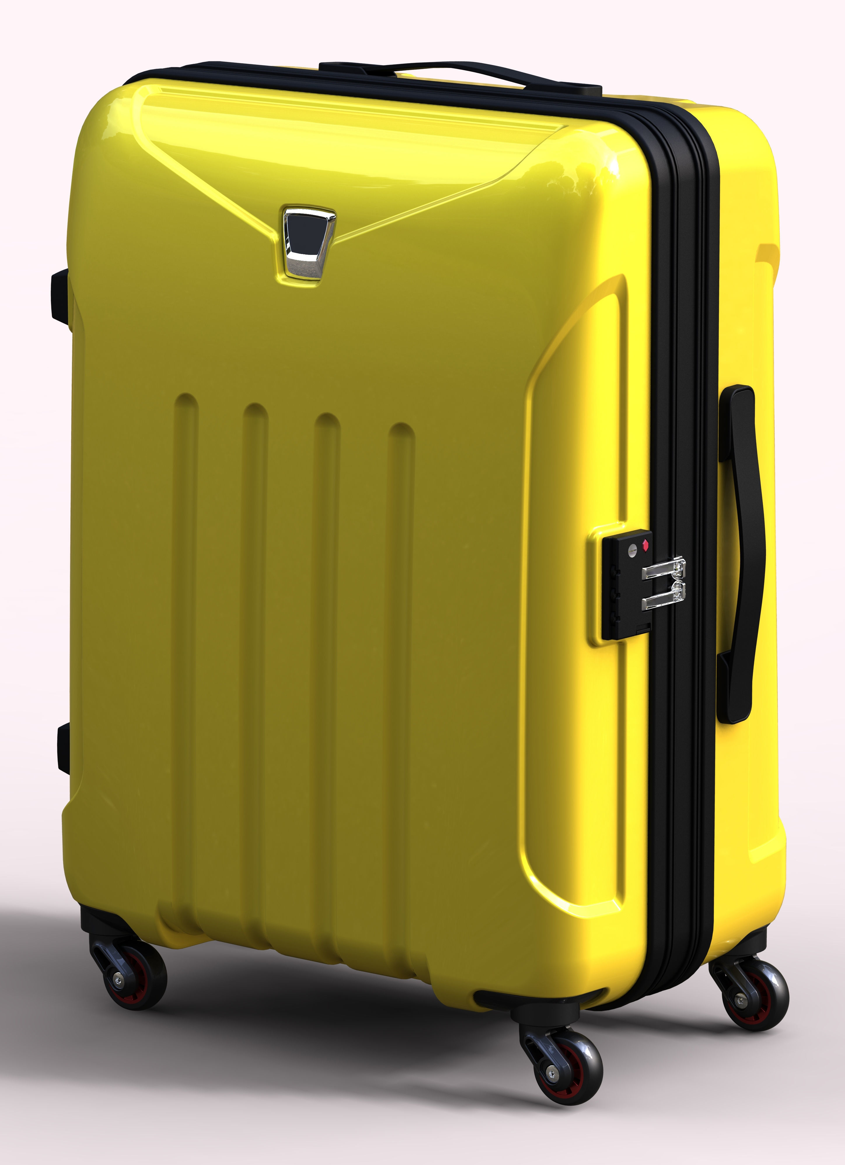 Trolley Suitcase Bag 02 3D model_19