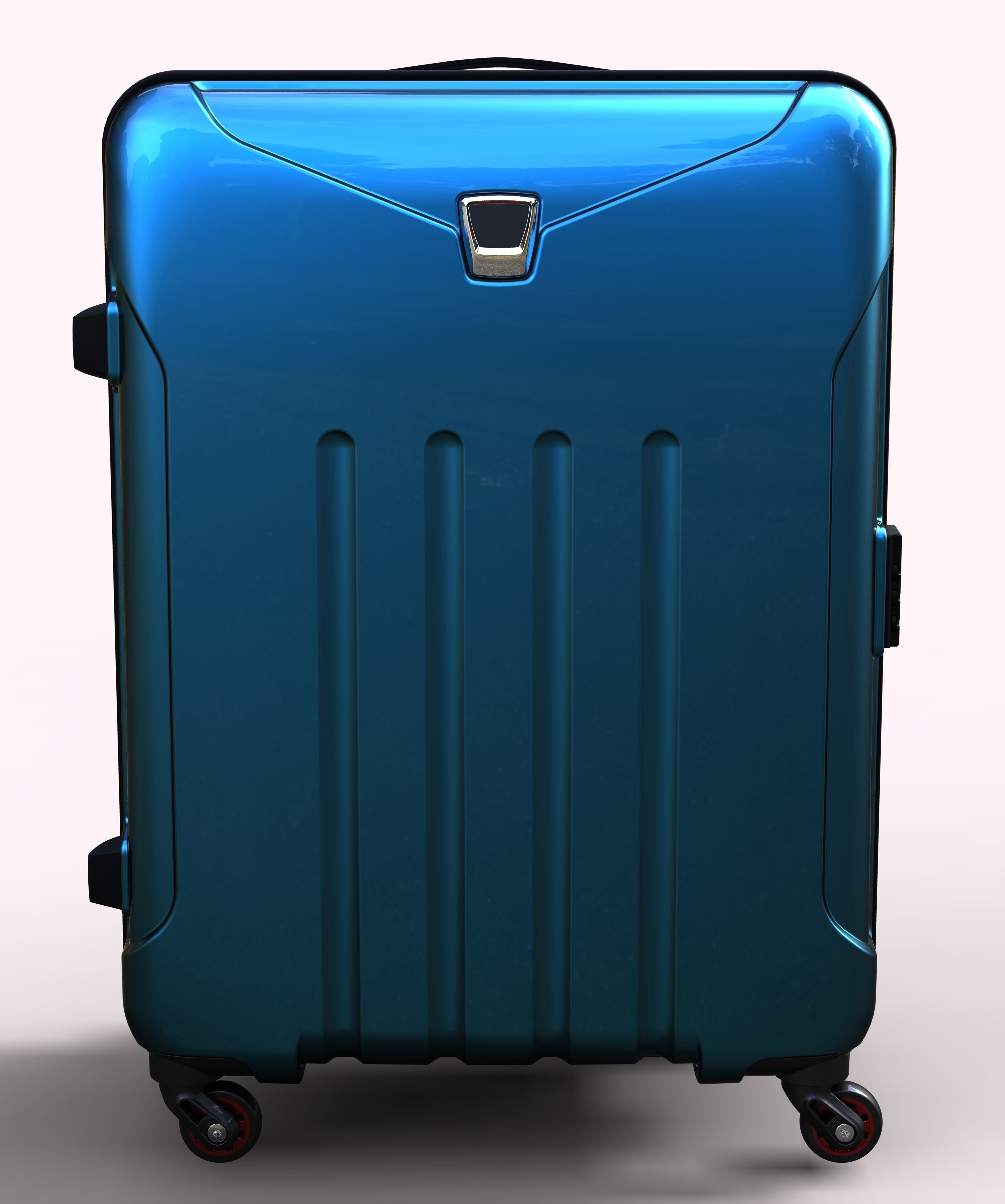 Trolley Suitcase Bag 02 3D model_15