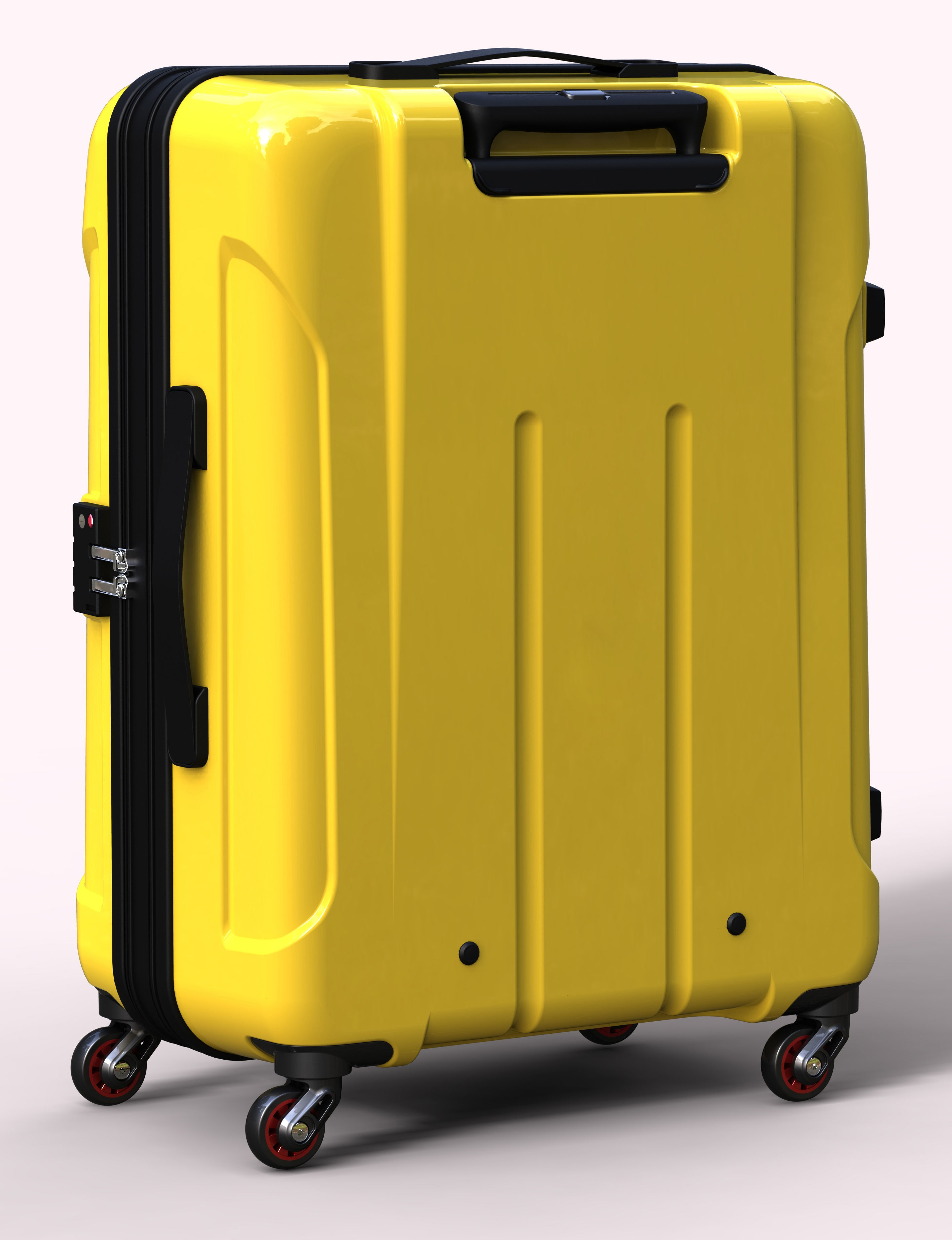 Trolley Suitcase Bag 02 3D model_20