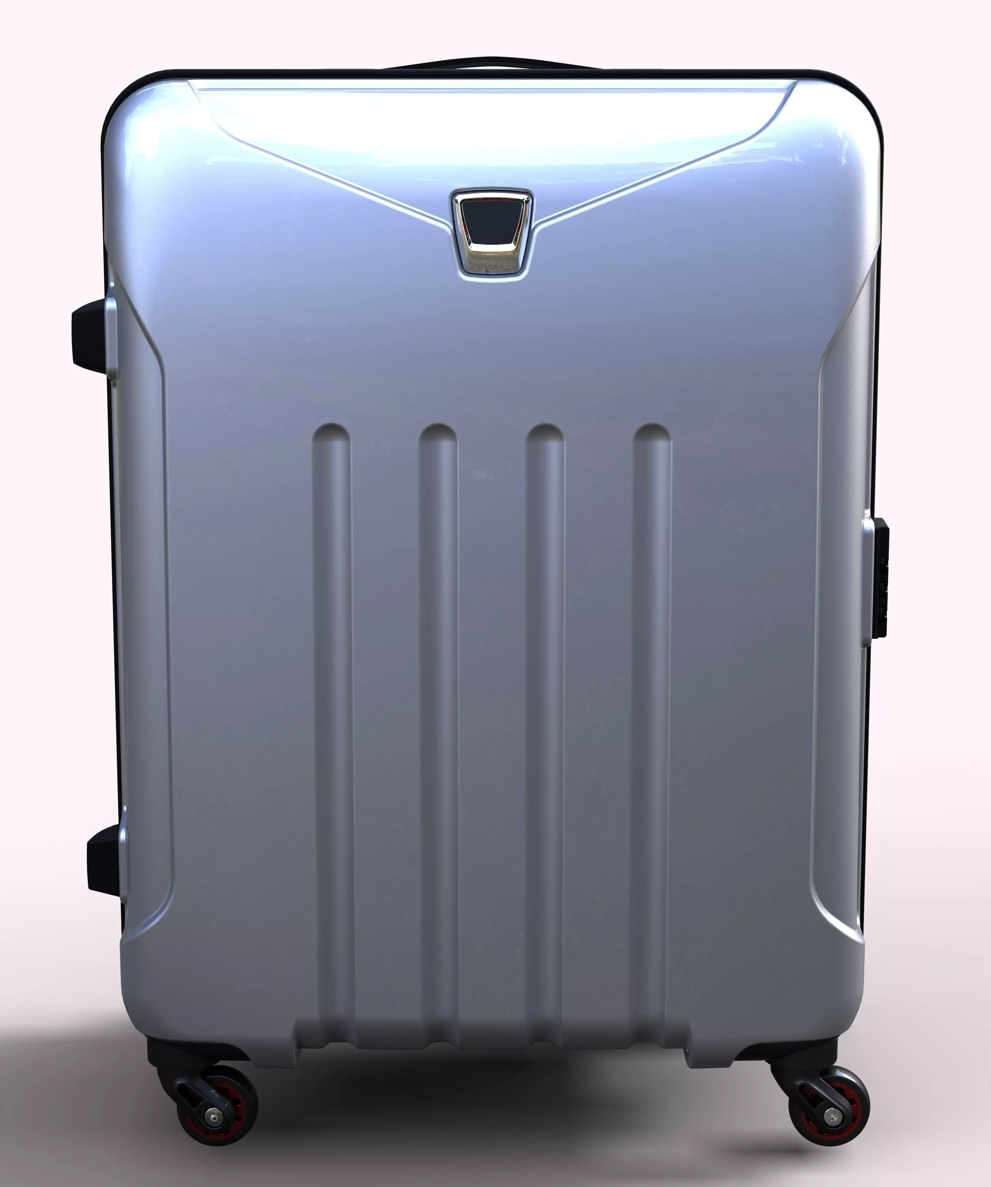 Trolley Suitcase Bag 02 3D model_0