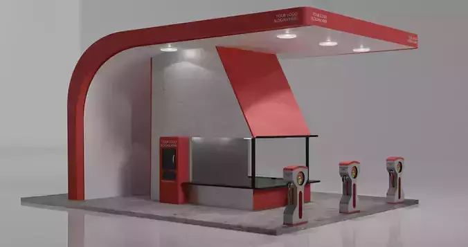 Charging Station 3D model