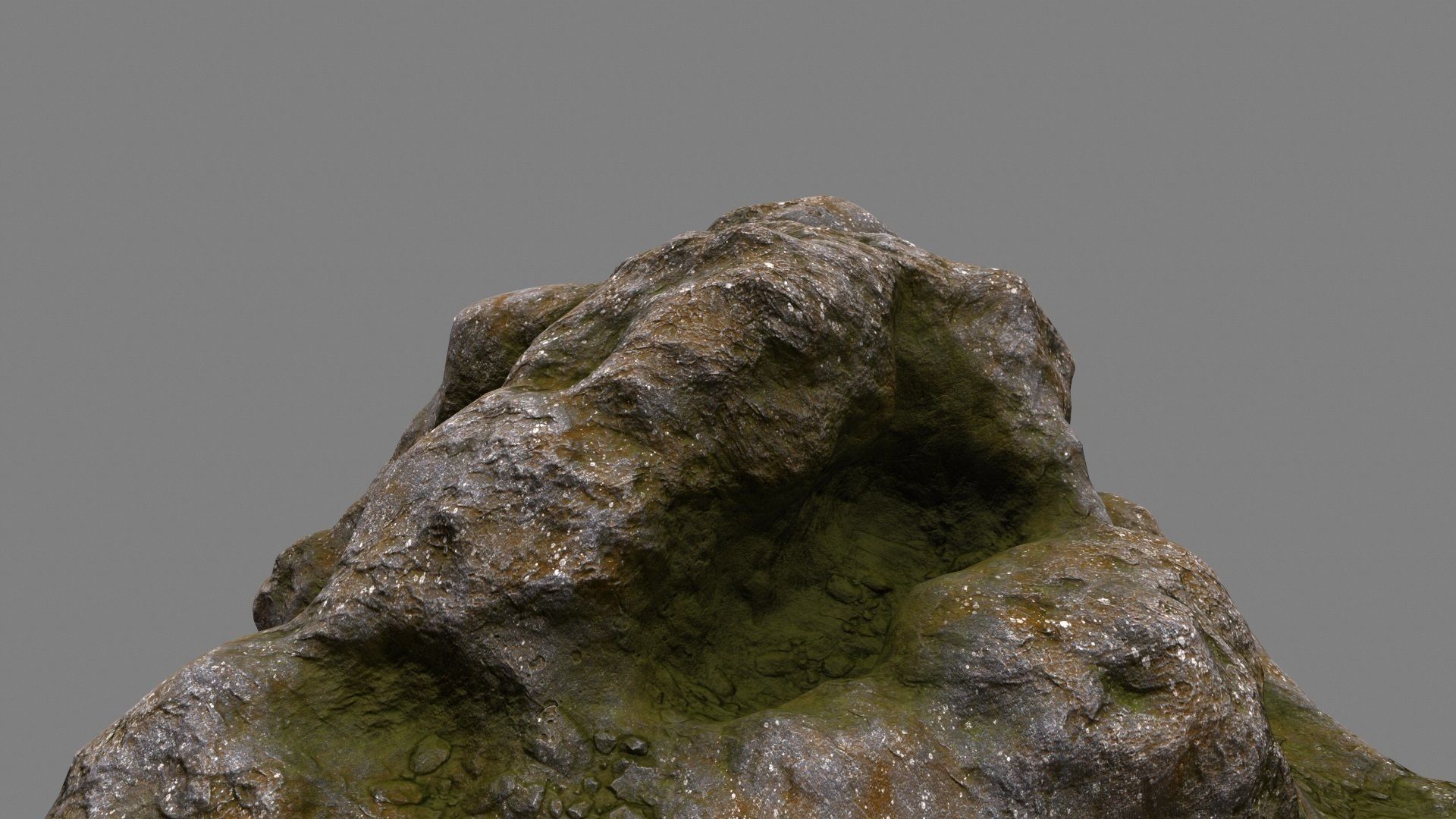 Rock Low-poly 3D model_12