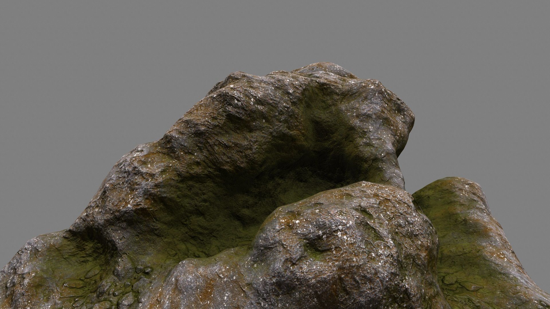 Rock Low-poly 3D model_11