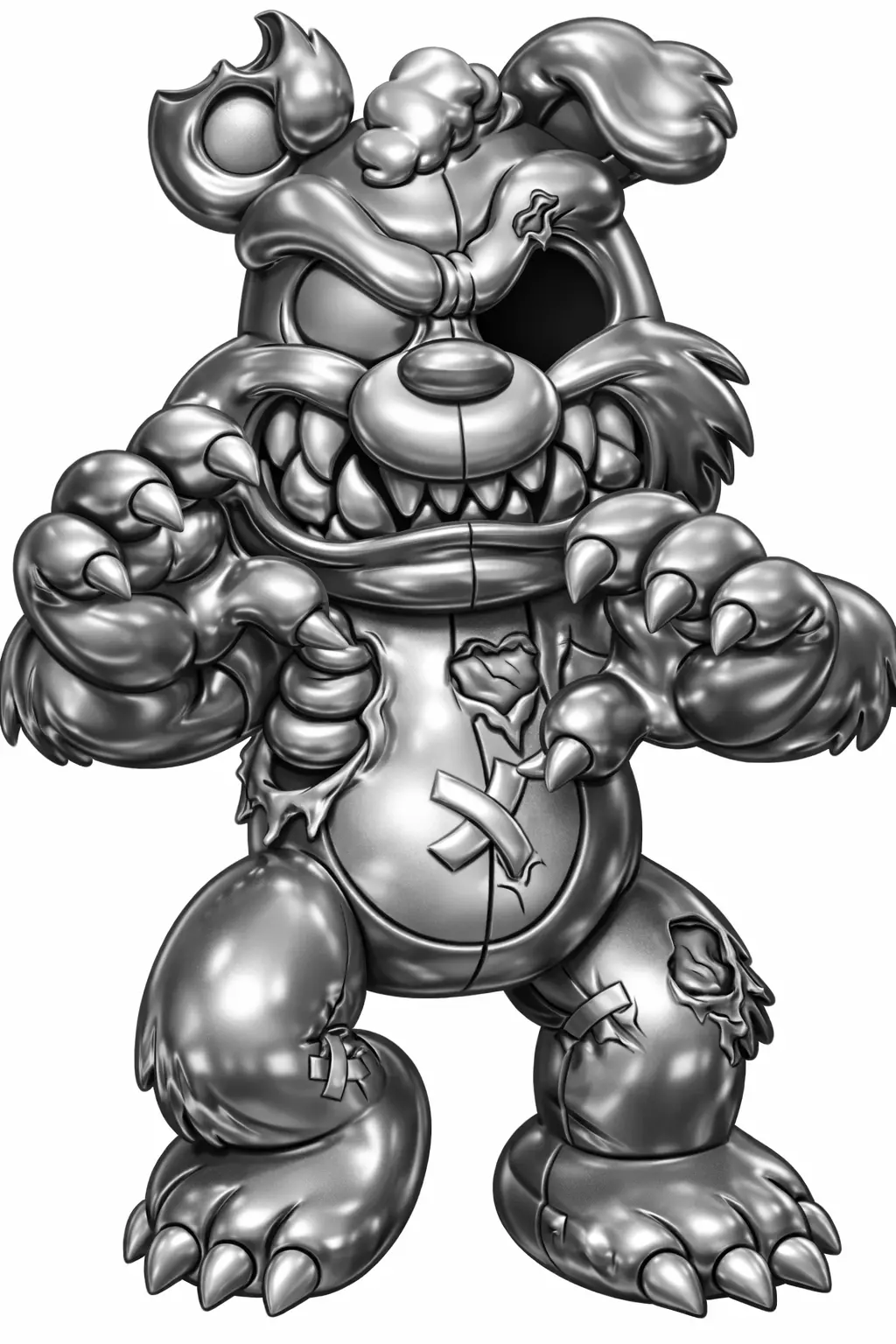 Cartoon Monster Dog 3D Model for Jewelry Pendant Design 3D print model