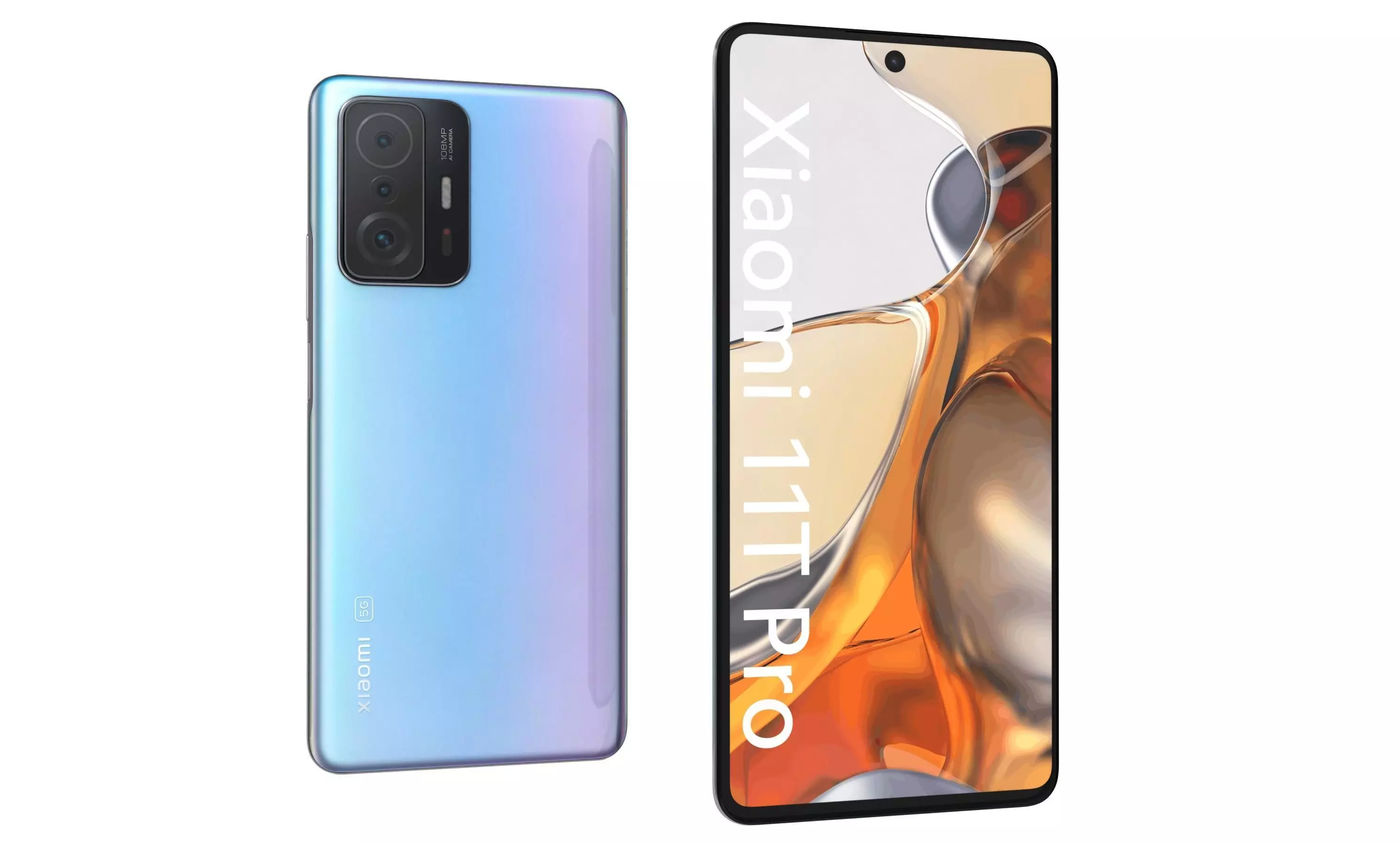 Xiaomi 11T Pro Celestial Blue High Poly 3D model | CGTrader
