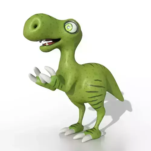 Toy dinosaur green