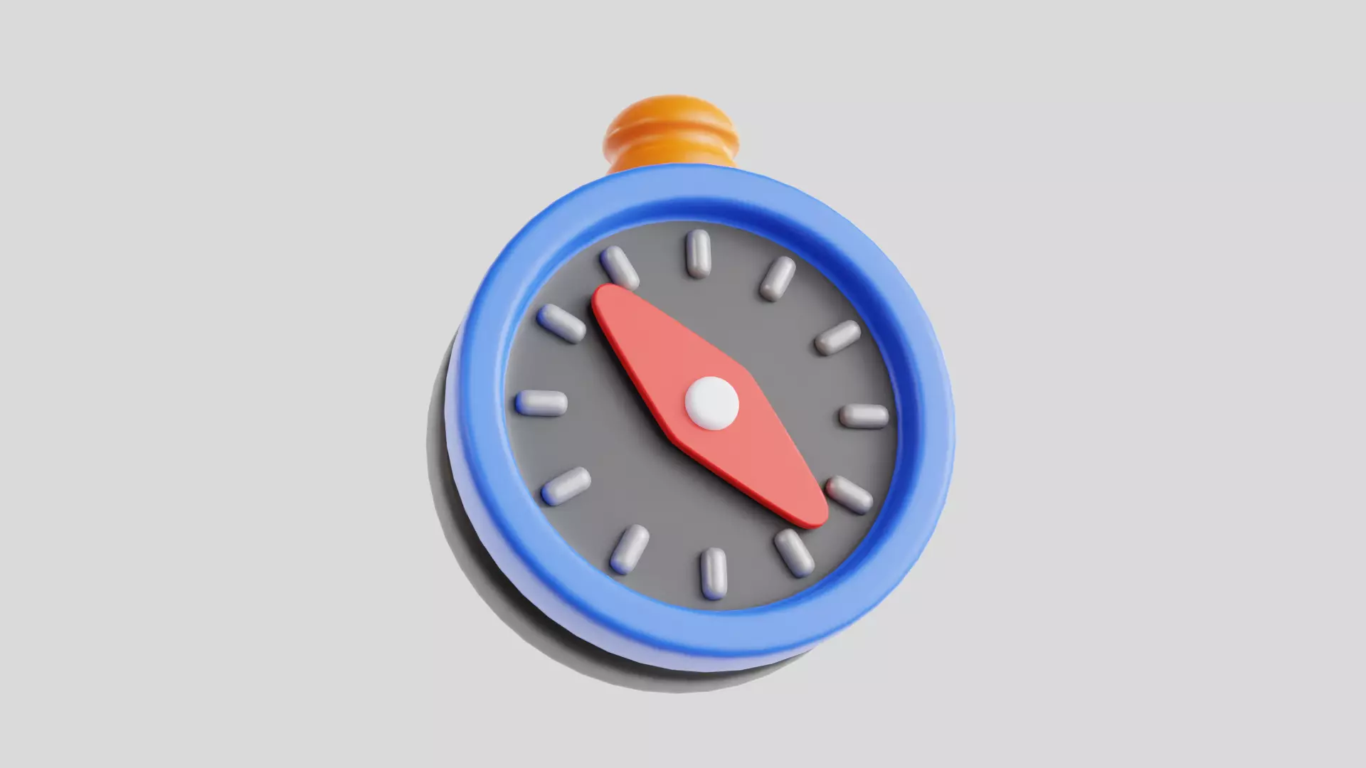 Compass Navigation 3D model