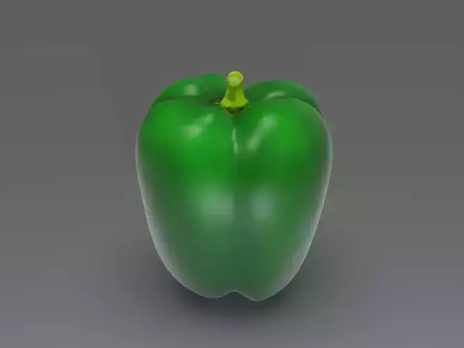 capsicum vegetable 3D model
