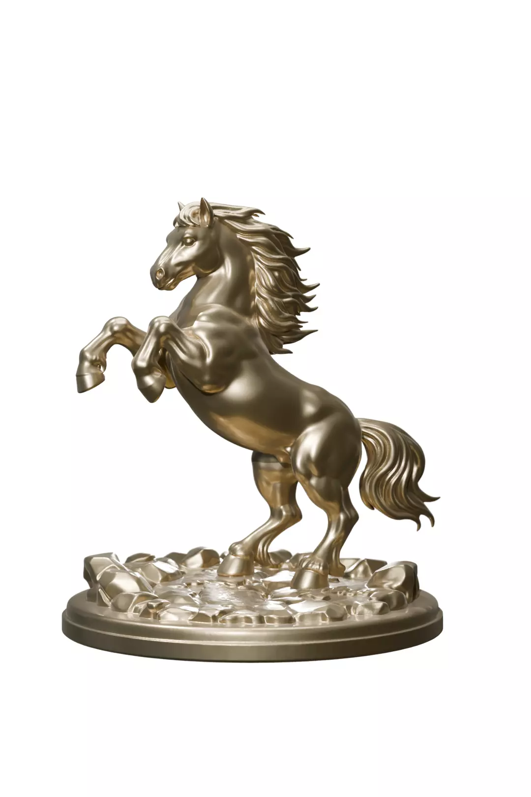 Horse Sculpture 3D Print Model 3D print model