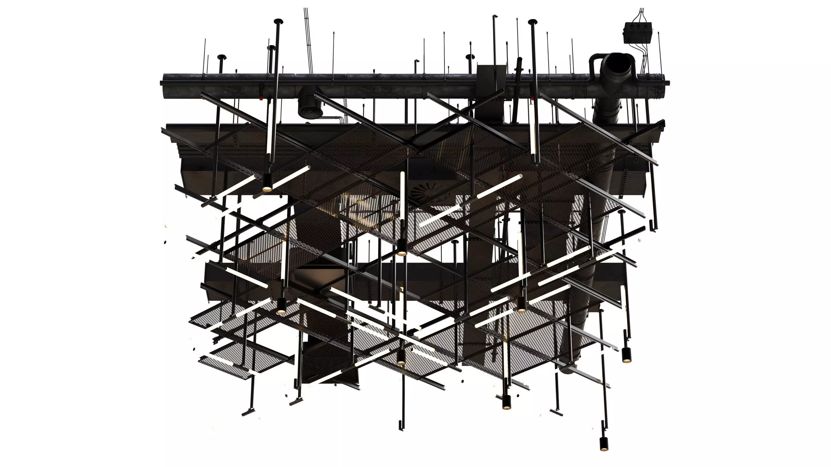 building industrial 6 - industrial light 3D model