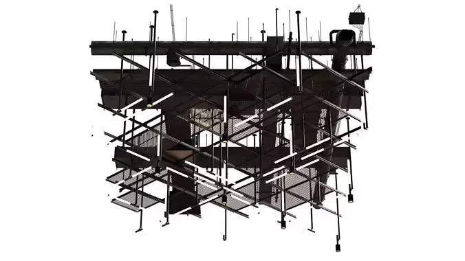 building industrial 6 - industrial light 3D model