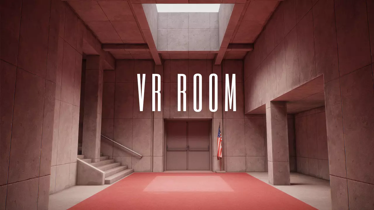 VR Room Low-poly 3D model