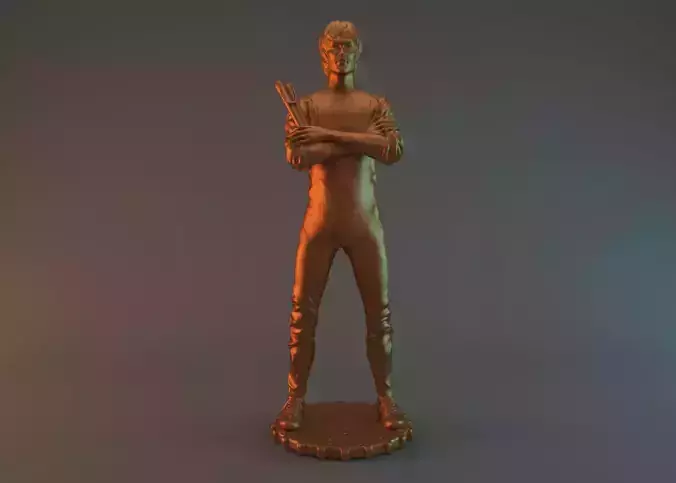 Bruce Lee 3D print model Free 3D model