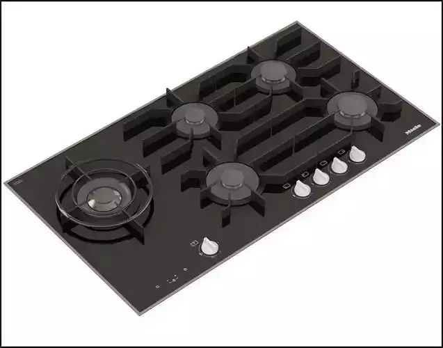 Miele KM 3054 LP Gas Cooktop 3D model