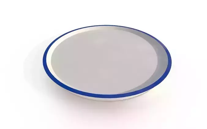 Plate Image 3d H2000283 PLATE BLUE 3D model | CGTrader