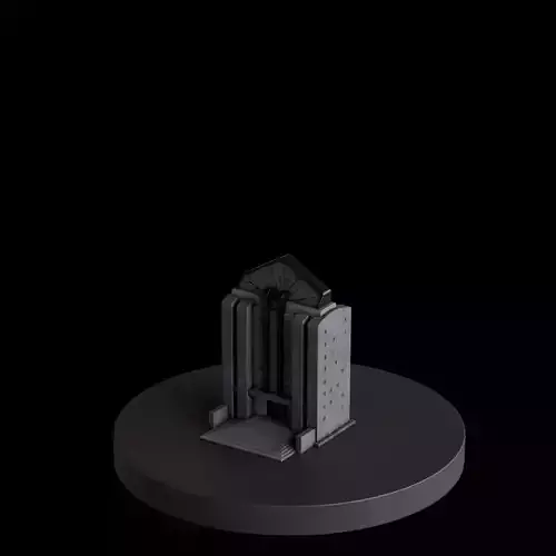 Dark Deco City Bundle 3D model 6