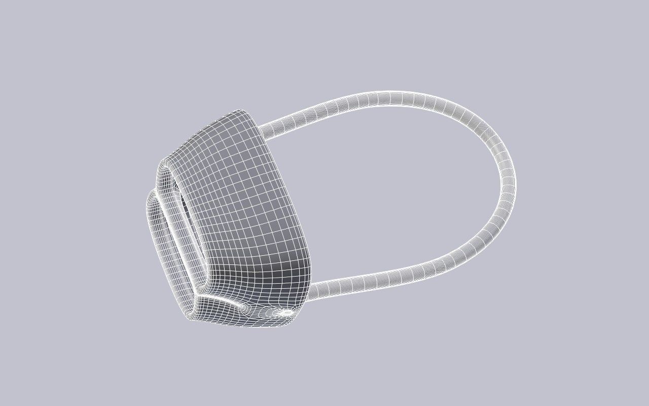 Climbing belay equipment 3D model_9