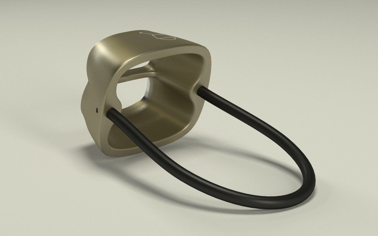 Climbing belay equipment 3D model_6