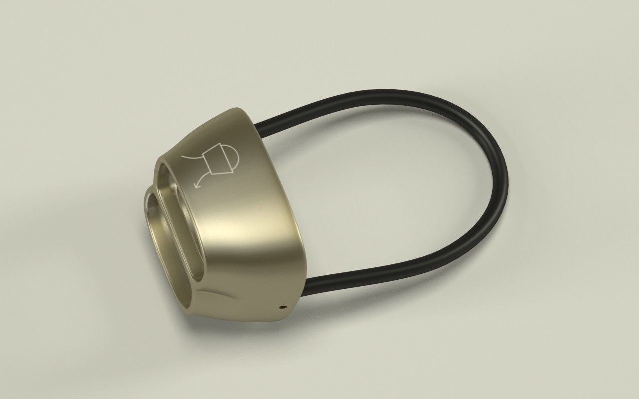 Climbing belay equipment 3D model_5