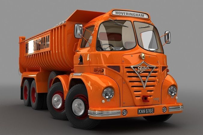 Foden S21 Hoveringham Tipper Truck  1962 3D model