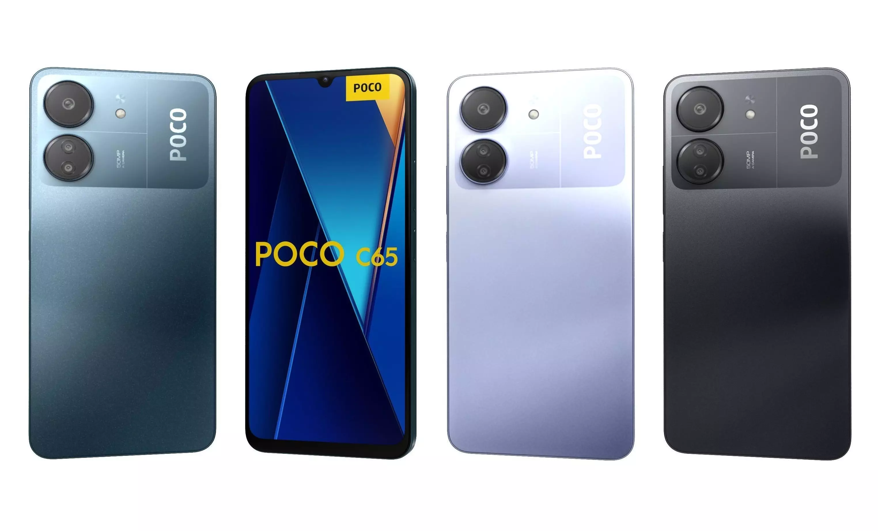 Xiaomi Poco C65 All Colors High Poly 3D model