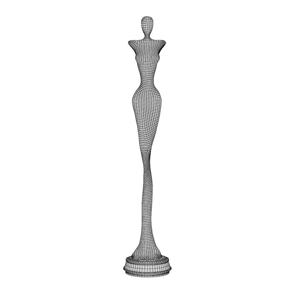 Woman Sculpture P 3D print model_10