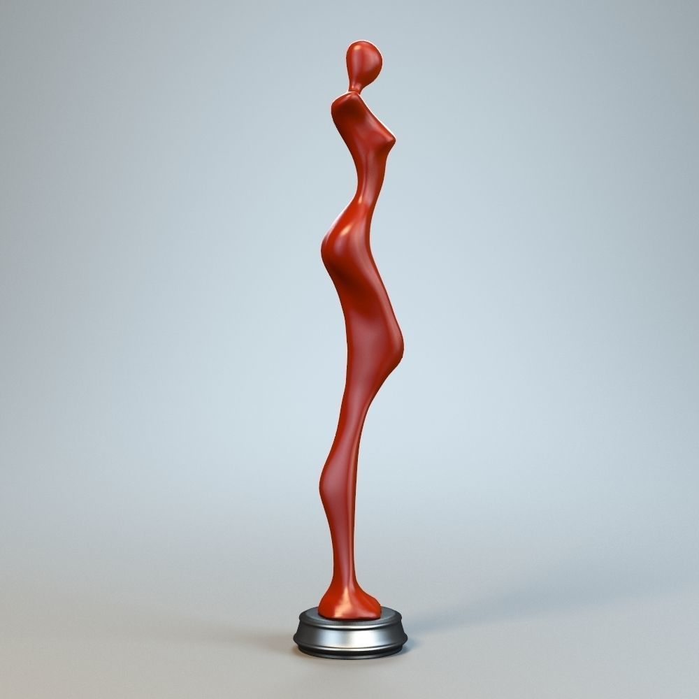 Woman Sculpture P 3D print model_8