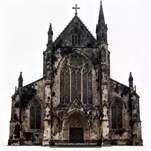 Historical Ecclesiastical Architecture Collection 3D Model Pack 4