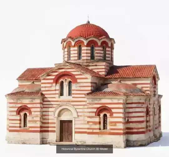 Historical Ecclesiastical Architecture Collection 3D Model Pack 6