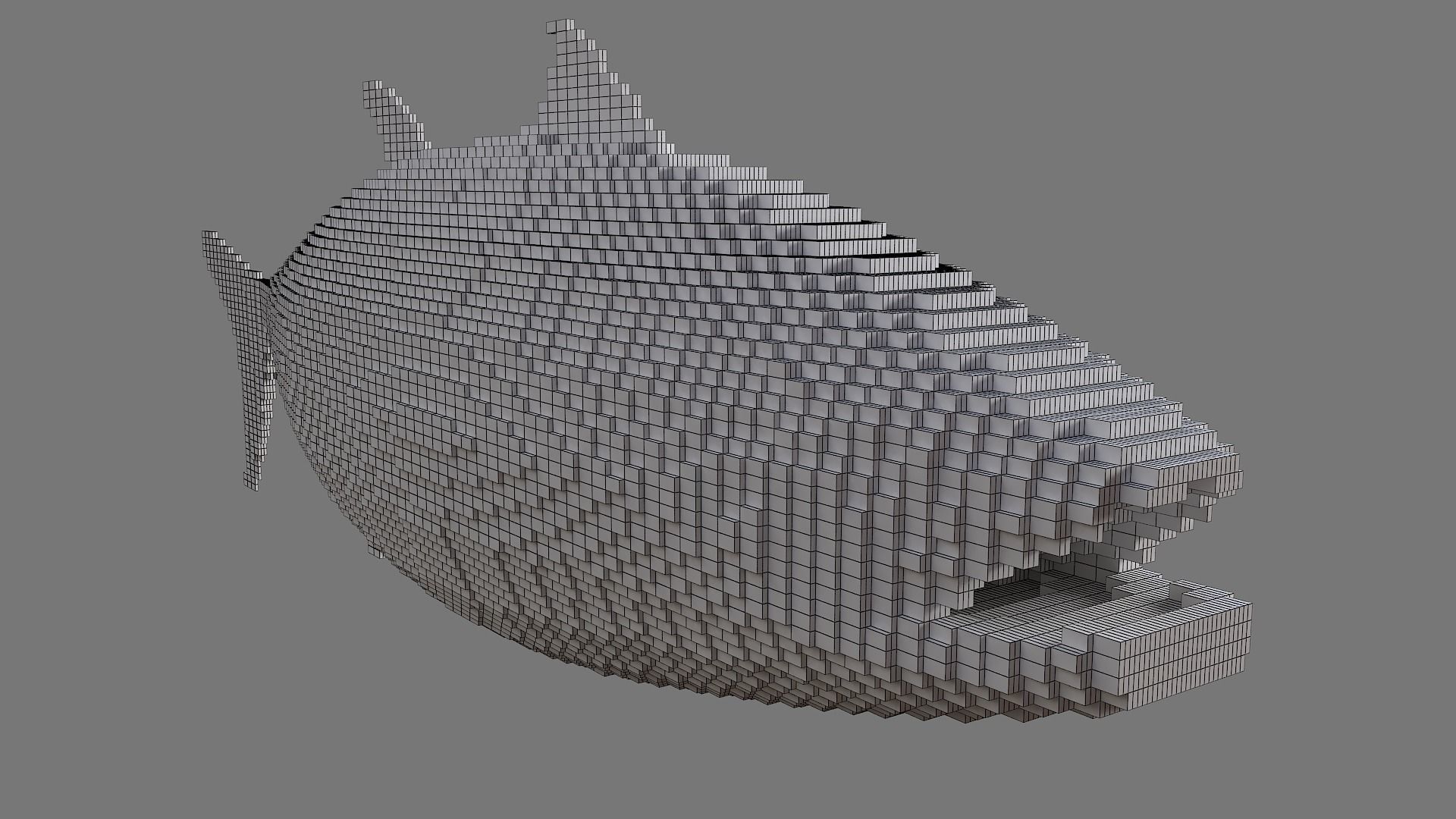 AS LowRez Series - Tuna Fish 3D print model_7