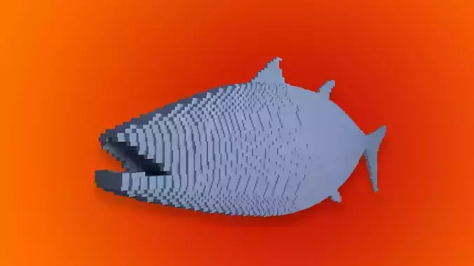 AS LowRez Series - Tuna Fish 3D print model