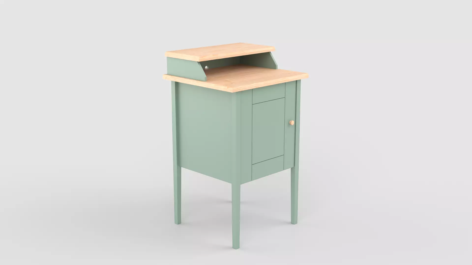 Nightstand Low-poly 3D model