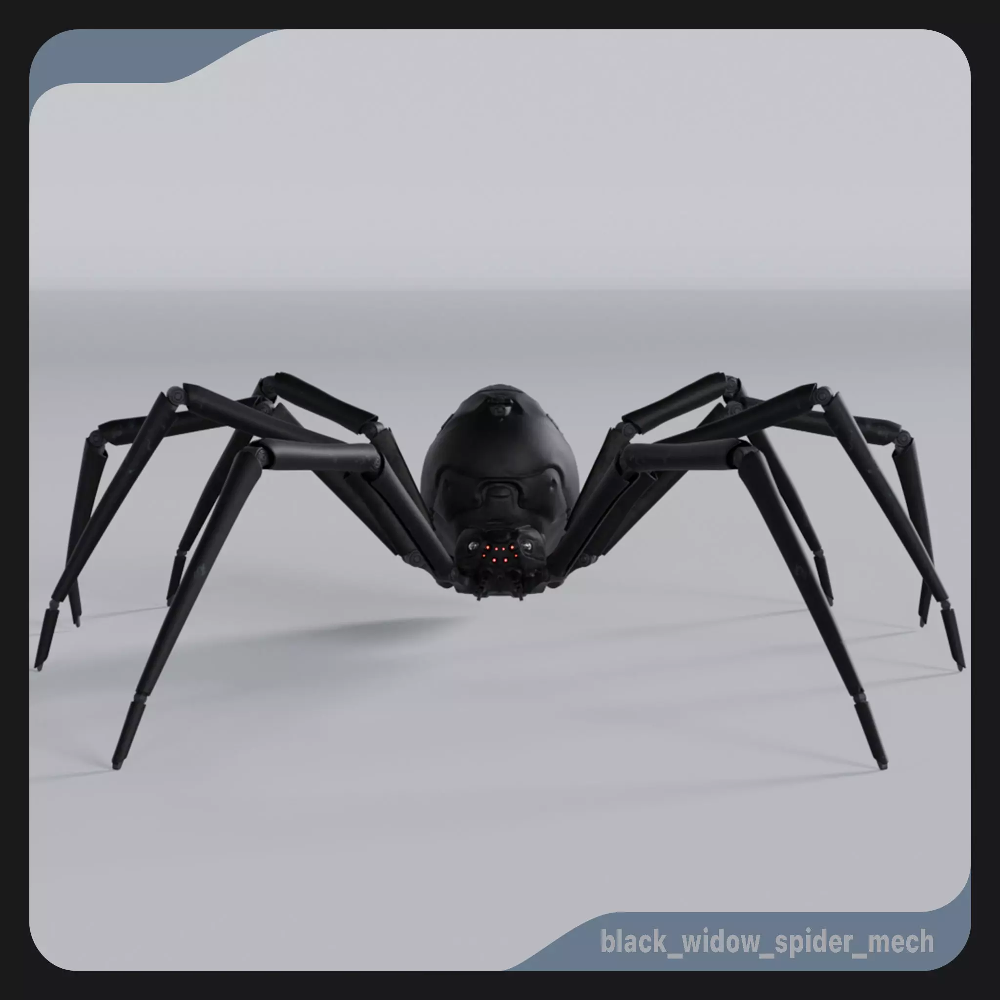 Black Widow Spider Mech 3D model