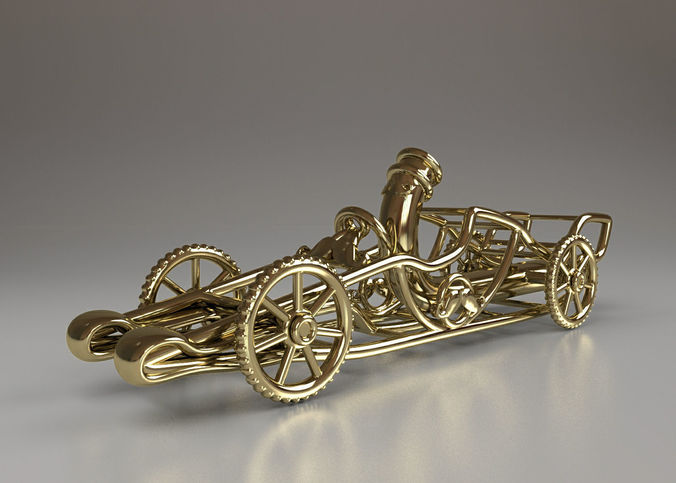 Vintage Car 3D print model 3D print model