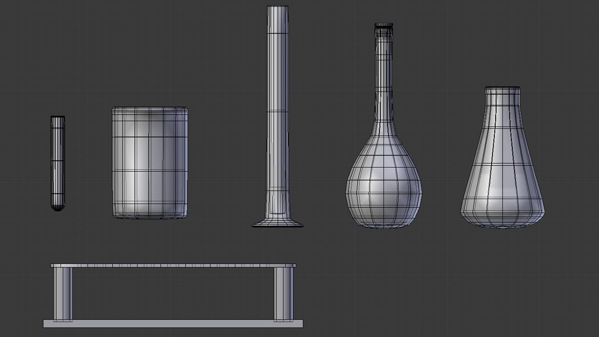 Medical Building with Props - Game Level Pack Low-poly 3D model_38