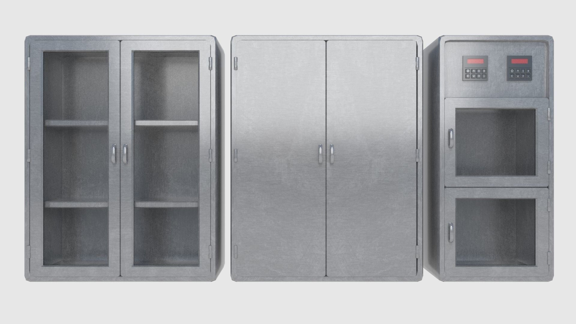 Medical Building with Props - Game Level Pack Low-poly 3D model_13