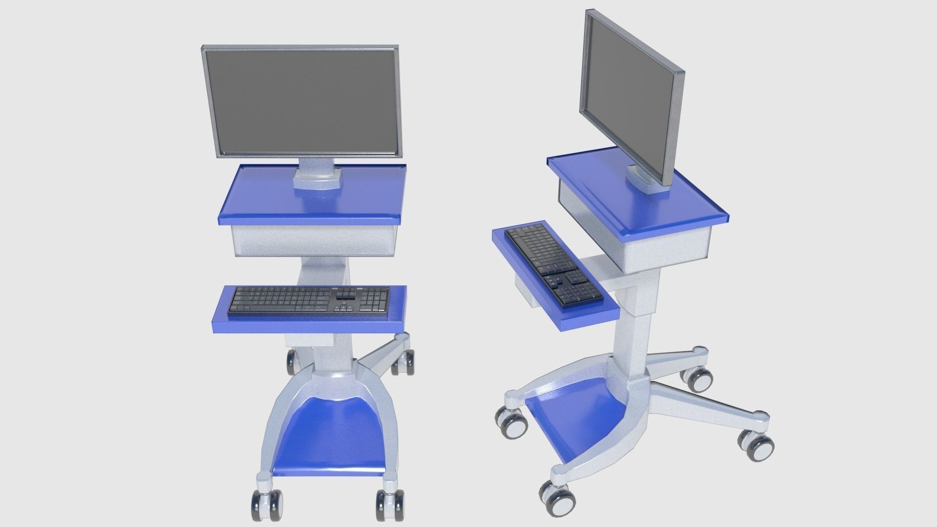 Medical Building with Props - Game Level Pack Low-poly 3D model_21