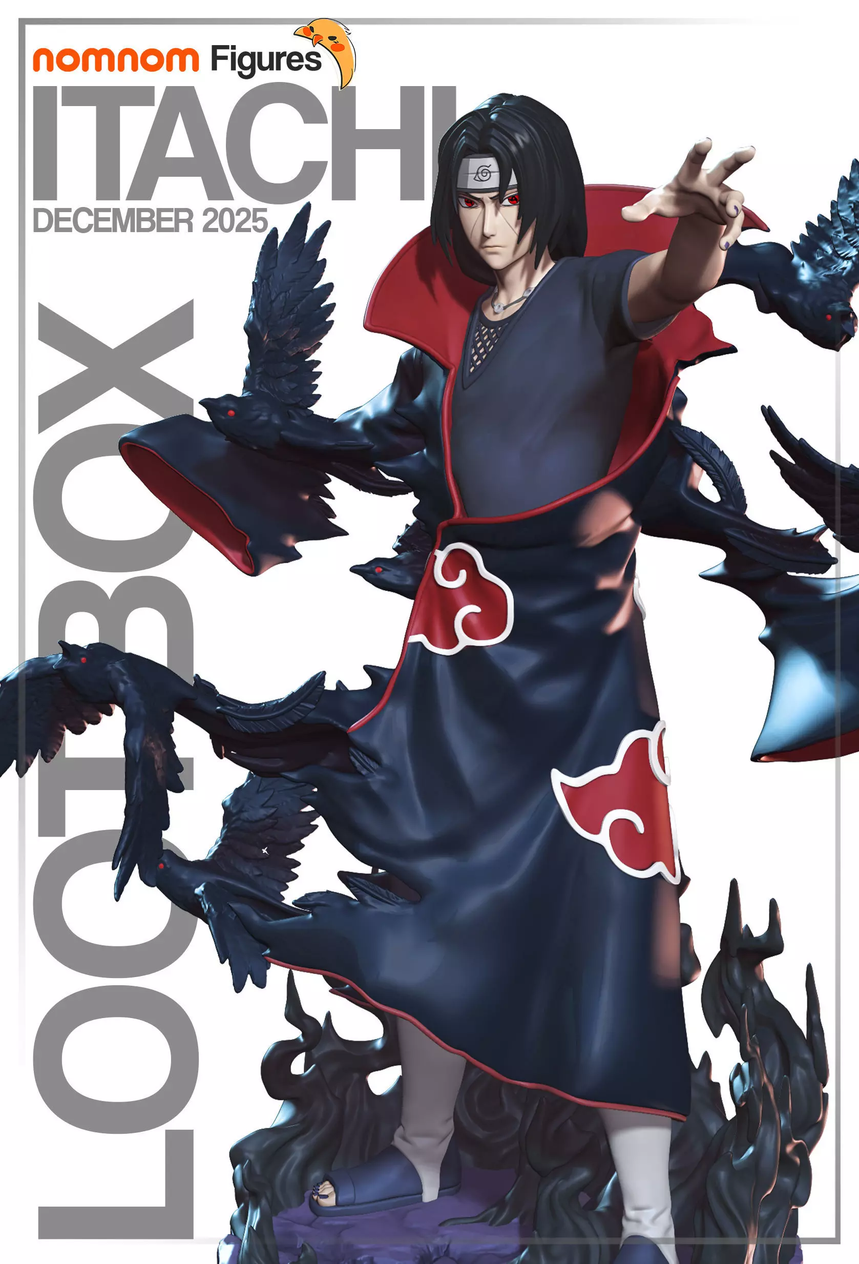 Uchiha Itachi- Naruto Shippuden 3D print model