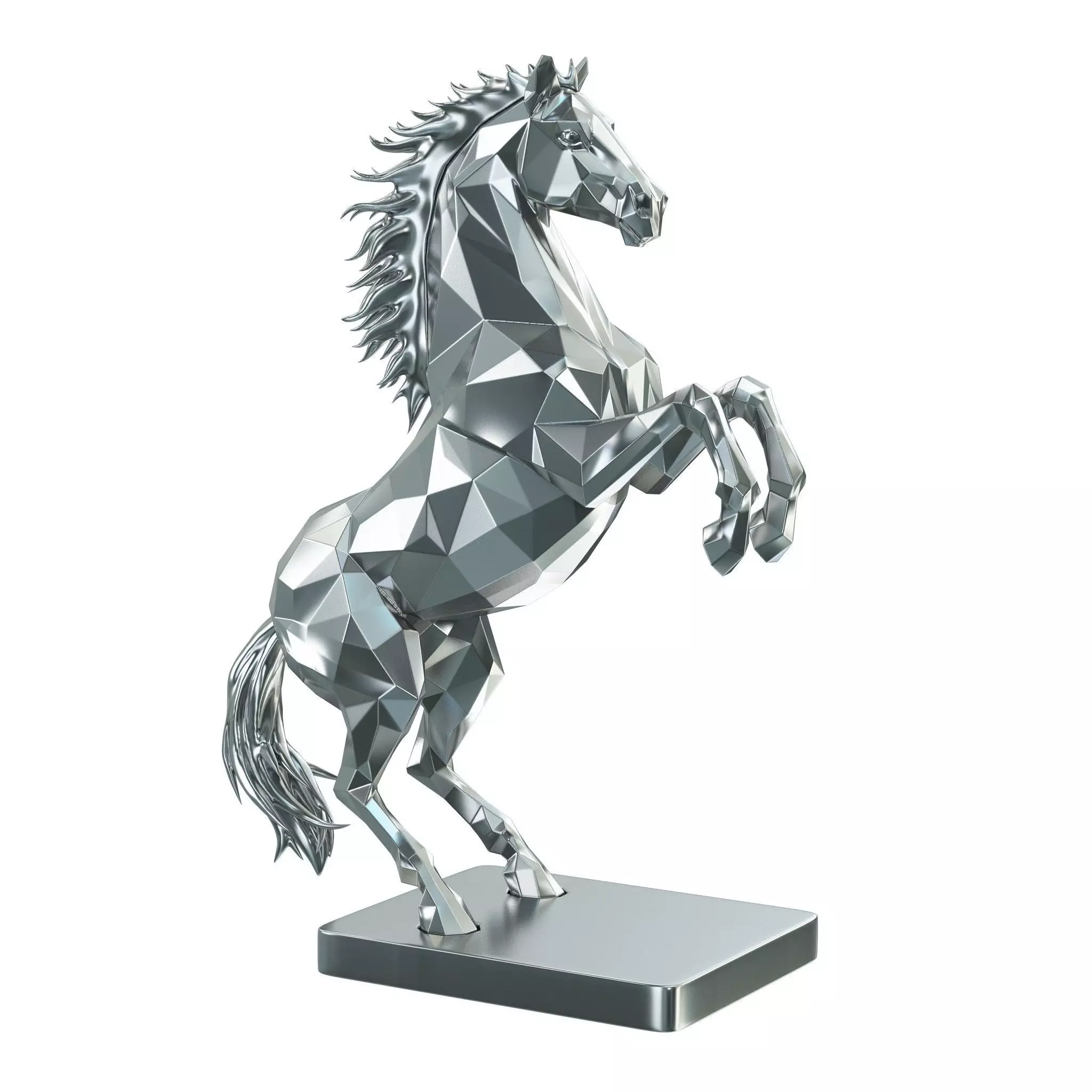 GEOMETRIC HORSE 3D print model