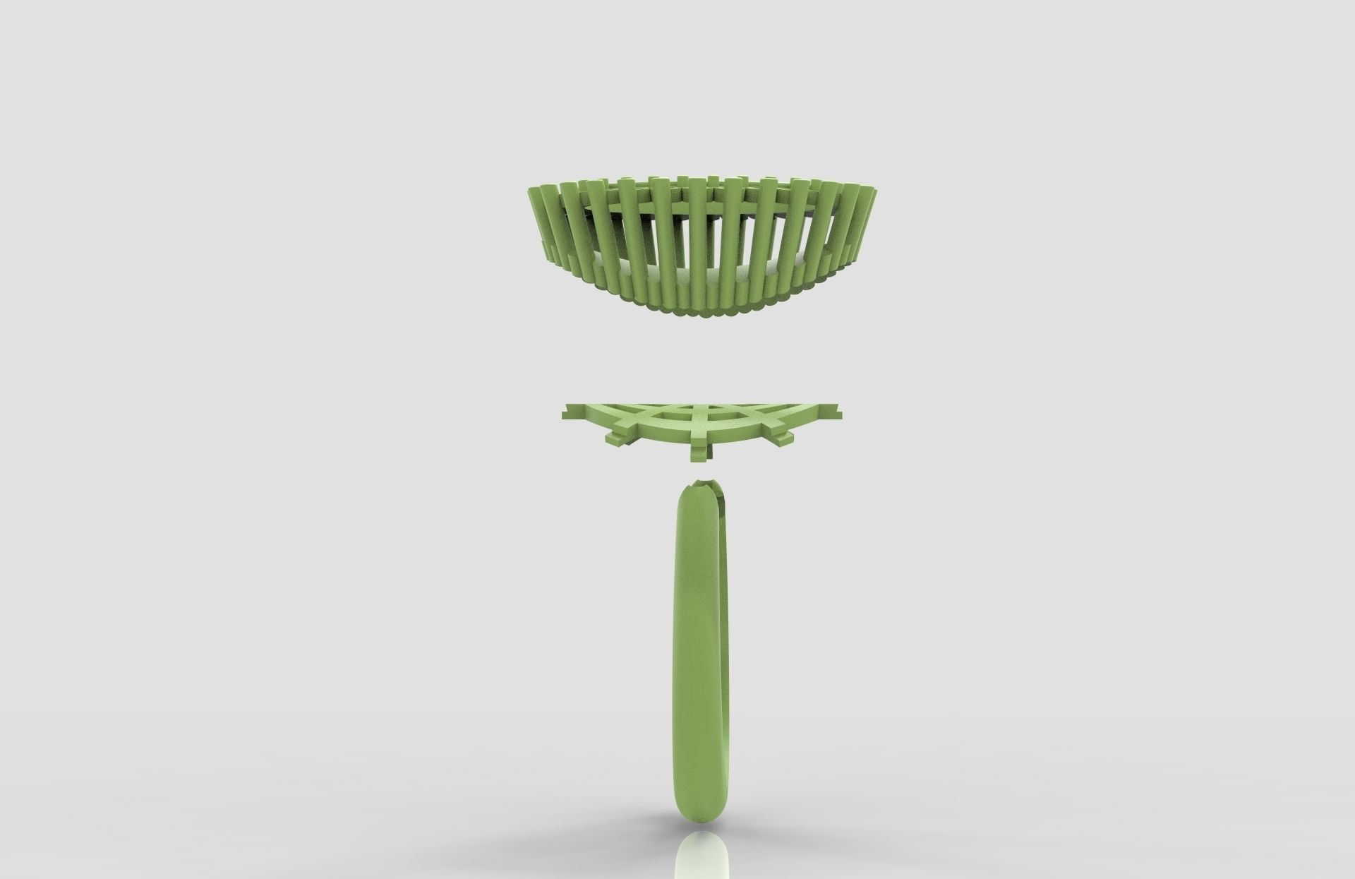 Gemstone Ring 1 3D print model_3