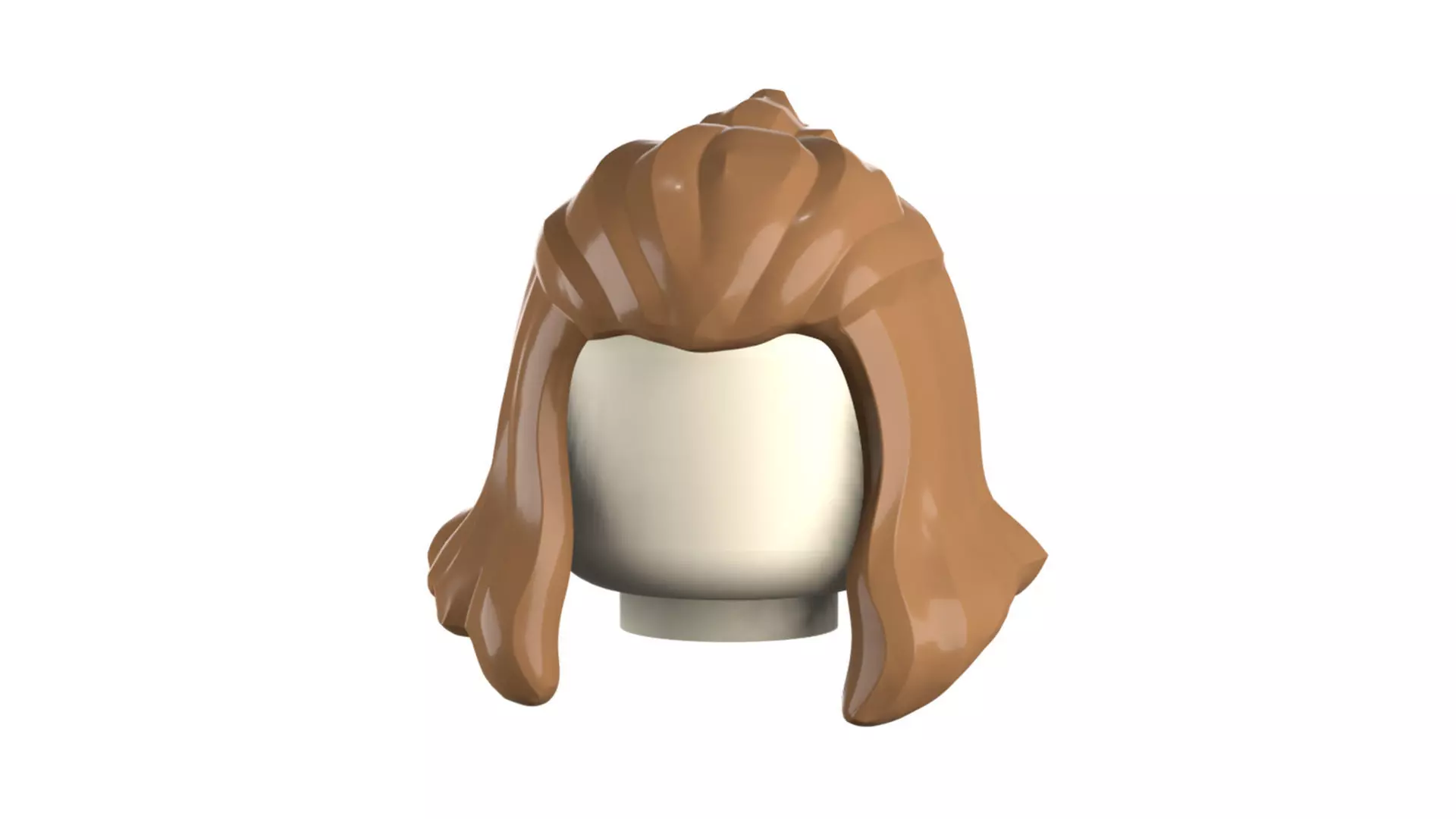 Custom3Dprint Minifigure Accessory - Minifigure Hair S3 - 04 3D print model