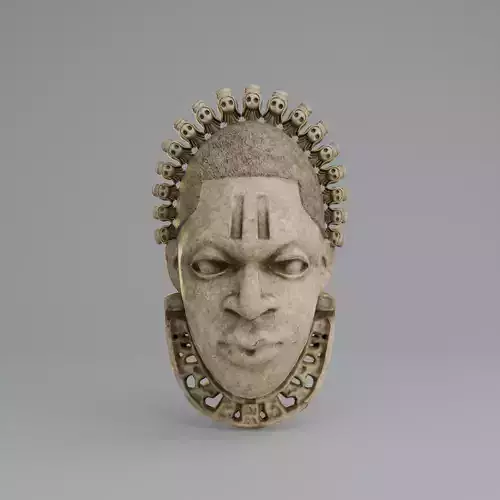 Queen Idia Mask  Benin Ivory Mask