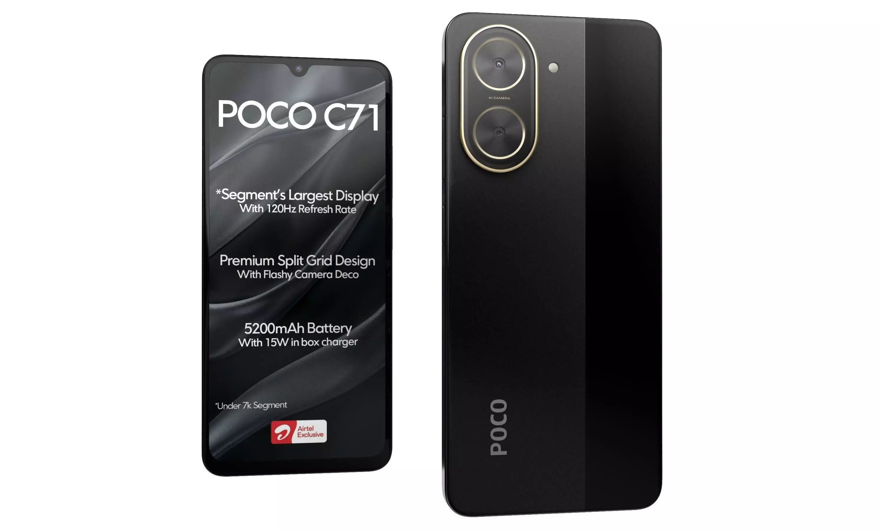Xiaomi Poco C71 Black High Poly 3D model | CGTrader